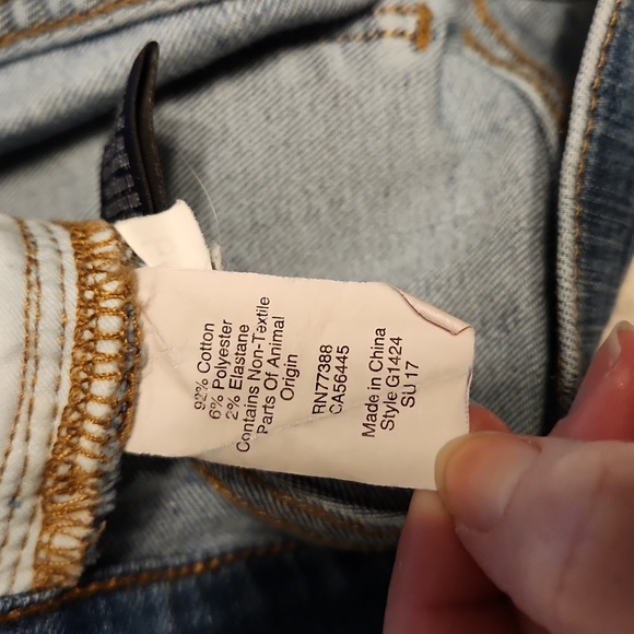 Madewell 9" High Rise Skinny Jeans 26T Distressed Hem - Picture 5 of 11